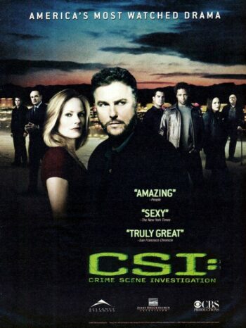 Постер 3 сезона сериала «C.S.I. Место преступления»